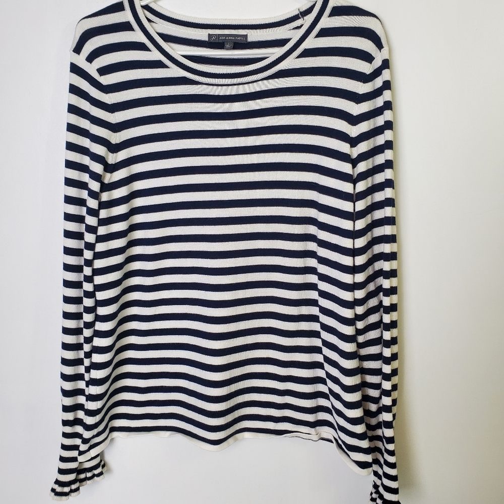 Adrianna Papell Striped Sweater